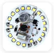 PCB design illustration with electronic components