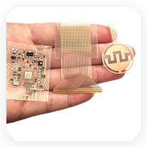 Flex-rigid PCB board with connector section