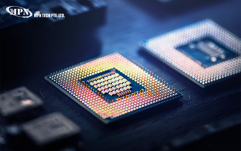 MPN Tech IC chipset showing pins for PCB compatibility.