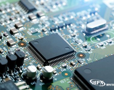 close up of PCB