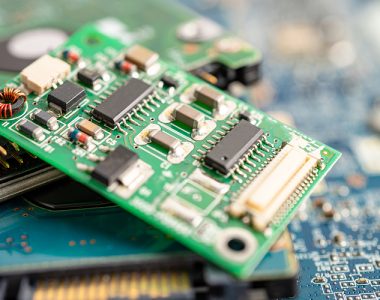 Close up of assembled PCB components affecting overall product reliability